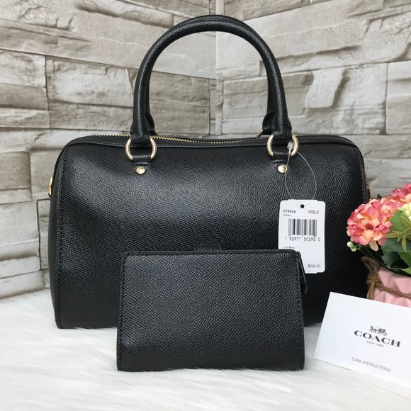 👜COACH SET🌺ROWAN SATCHEL & WALLET - Picture 2 of 8